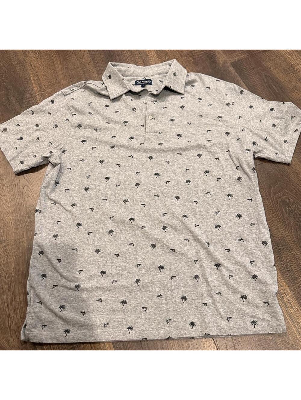 Men's Grey Polo-shirt